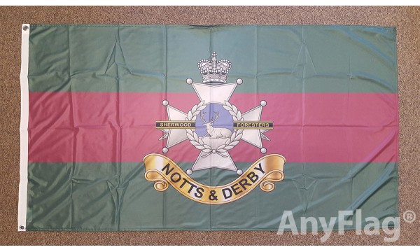 Sherwood Foresters Notts and Derby Custom Printed AnyFlag®